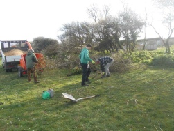 Stephen Bailey, Brett and volunteer working on Hythe Green.jpg